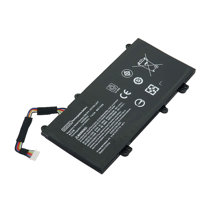 HP SG03XL 849048-421 849314-850 Envy M7 17T-U100 Series M7-U109DX M7-U009DX 17-U011NR W2K87UA 17-U110NR W289UA 17-U275CL 17-U177CL 849315-856 W2K88UA [11.55V / 61.6Wh Laptop Battery Replacement