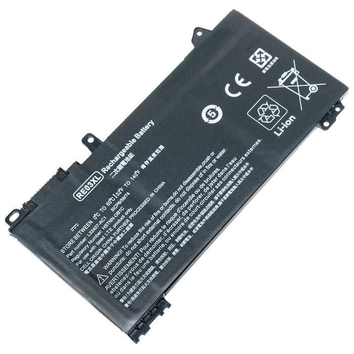 HP RE03XL L32656-005 ProBook 430 440 445 450 455 455R G6 G7 Series HP ZHAN 66 Pro 13 14 15 G2 G3 Series [11.55V / 40Wh] Laptop Battery Replacement