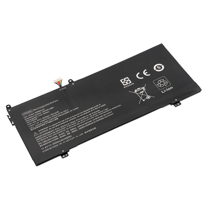 HP CP03XL 929072-855 929066-421 HSTNN-LB8E CP03060XL Spectre X360 13-ae012dx X360 13-AE000NF X360 13-AE012UR X360 13-AE018TU X360 13-AE043TU X360 13-AE053TU [11.4V / 56Wh] Laptop Battery Replacement