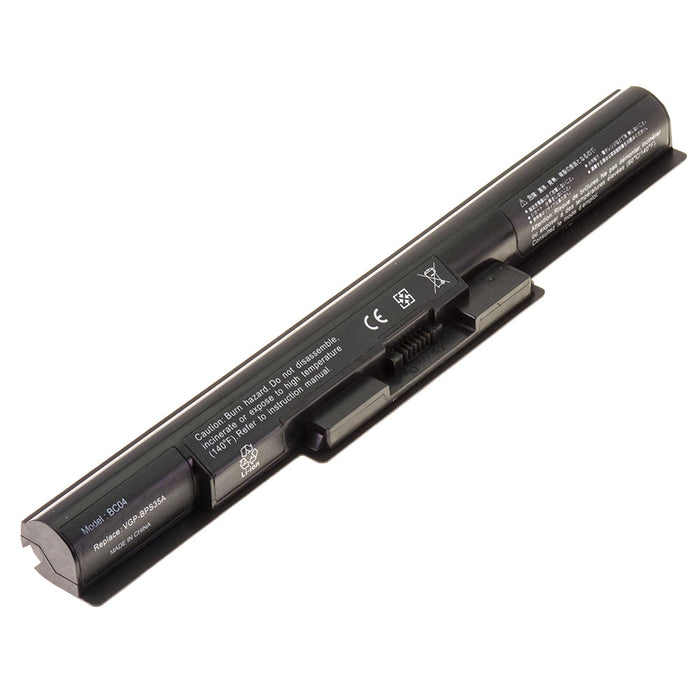 Sony VGP-BPS35 VGP-BPS35A VAIO Fit 14E VAIO Fit 15E SVF14215SC SVF15218SC SVF1421C5E SVF14212SNB SVF15218SF SVF1531GSF SVF1421V1E SVF1521F1R [14.8V / 33Wh] Laptop Battery Replacement