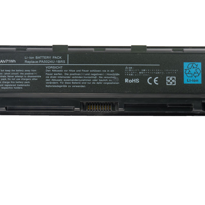 Toshiba PA5024U-1BRS Satellite C55 C55-A C55T C55DT C55D C850 C855 C855D L850 L855 L875 P850 P855 P875 S855 S875 Series PA5026U-1BRS PA5025U-1BRS PABAS260 PA5023U-1BRS PABAS262 [10.8V / 71Wh] Laptop Battery Replacement